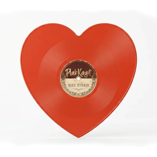Kalp Şekilli 7inch Plak